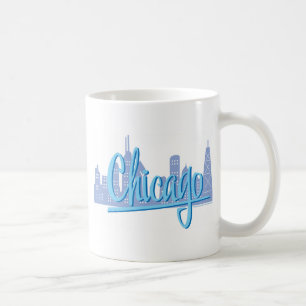 Chicago Windy City Skyline Tasse