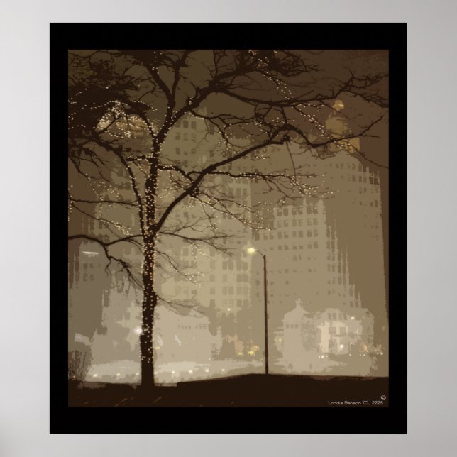 Chicago Winter Wonderland Poster (Vorne)