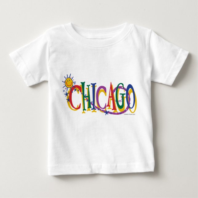 Chicago-With-SUn—KIDS Baby T-shirt (Vorderseite)