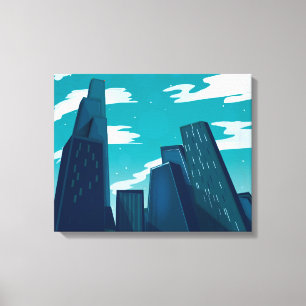 Chicago-Wolkenkratzer Leinwanddruck