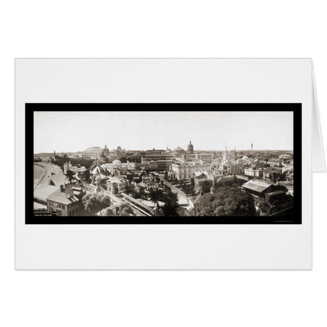 Chicago World Fair Foto 1893 (Vorderseite (Horizontal))
