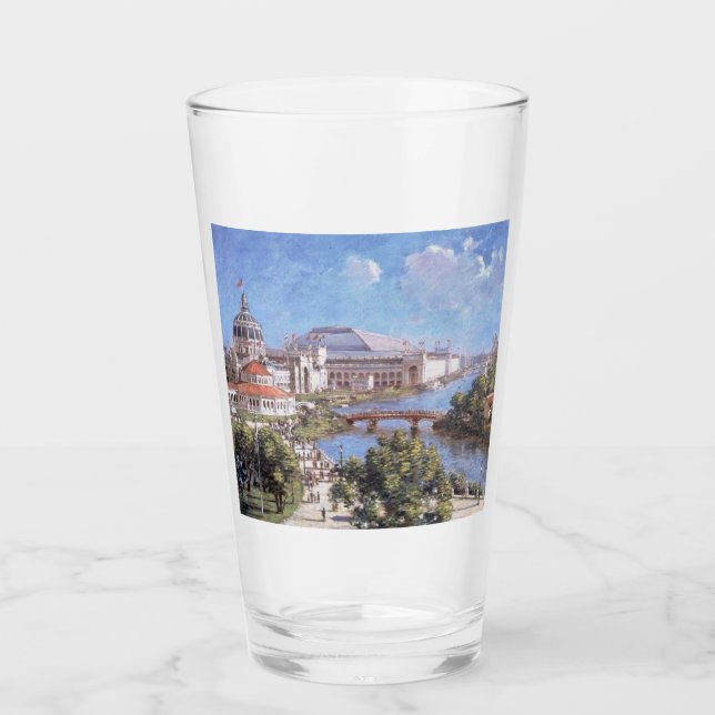 Chicago World's Fair (Columbian Exposition) Glas (Vorderseite)