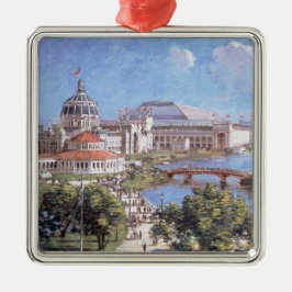 Chicago World's Fair (Columbian Exposition) Ornament Aus Metall