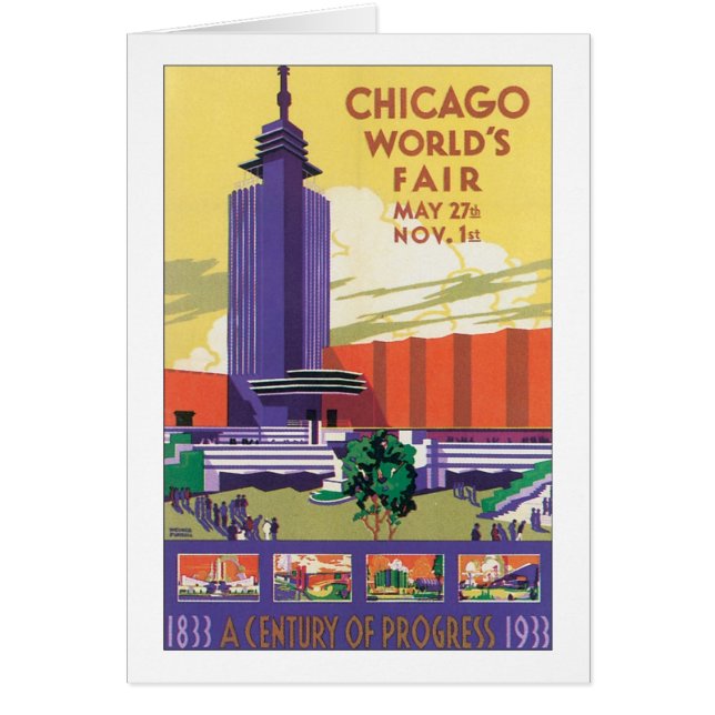 Chicago World's Fair Poster 1933 (Vorne)