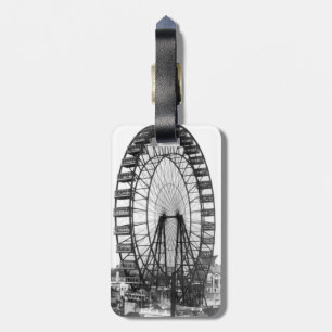 Chicago World's Fair Riesenrad Vintage Gepäck Gepäckanhänger