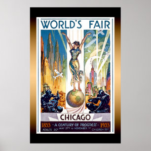 Chicago World's Messe Extra Large Poster