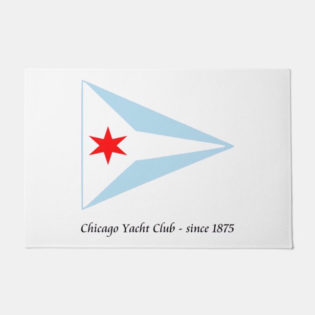 Chicago Yacht Club, seit 1875 Fußmatte (Vorderseite)