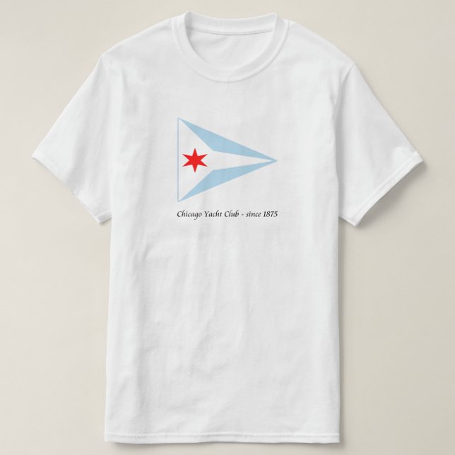 Chicago Yacht Club, seit 1875 T-Shirt (Design vorne)