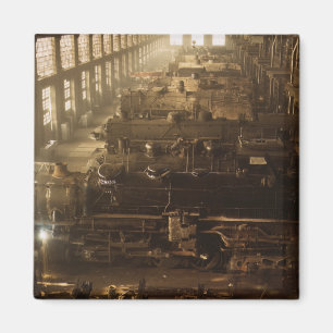 Chicagobahnlokomotivgeschäft Magnet
