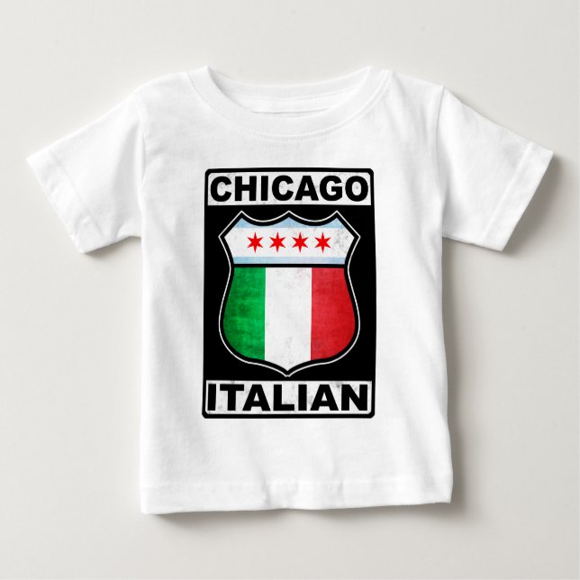 Chicagoer Amerikaner Baby T-shirt (Vorderseite)