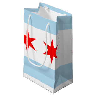 Chicagoer Flagge Kleine Geschenktüte