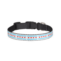 Chicagoer Flagge mit Herz-Pet-Collar