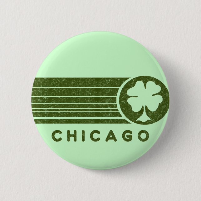 Chicagoer irischer Knopf Button (Vorderseite)