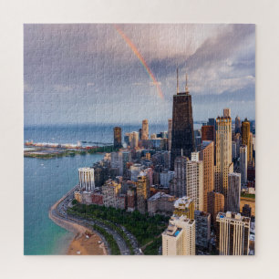 Chicagoer Regenbogenpuzzle Puzzle