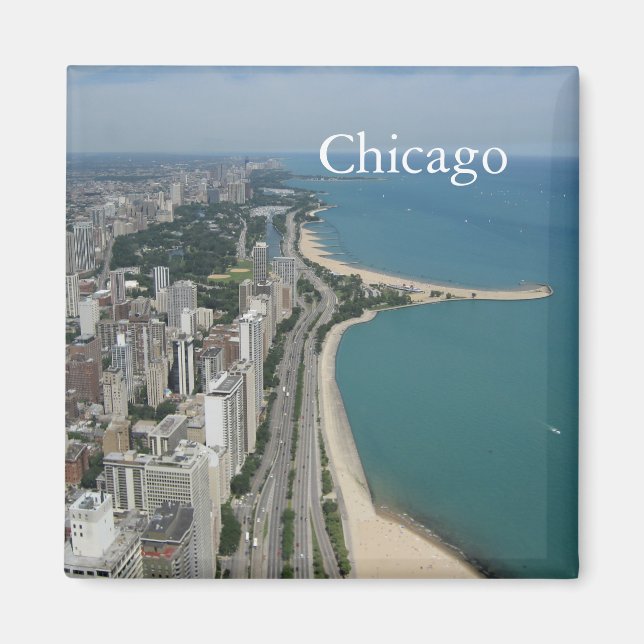 Chicagoer Skyline Magnet (Vorne)