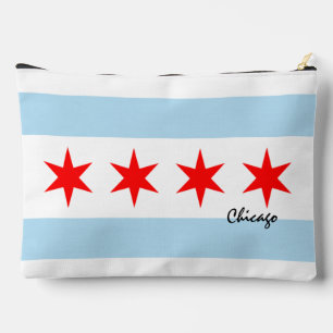 Chicagoer Tasche, Mode USA, Chicagoer Flagge Zubehörtasche