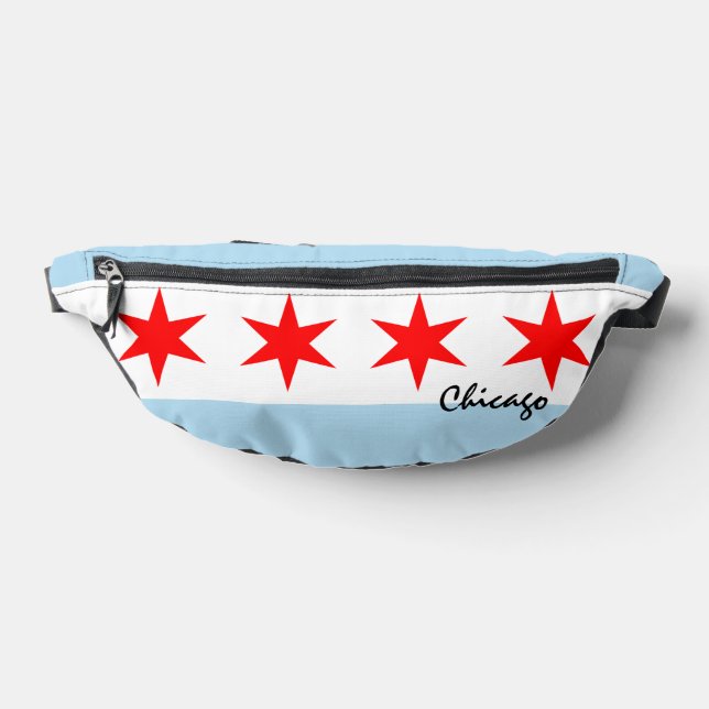Chicagoer Tasche, Patrioer, Chicagoer Flagge Bauchtasche (Ablage )