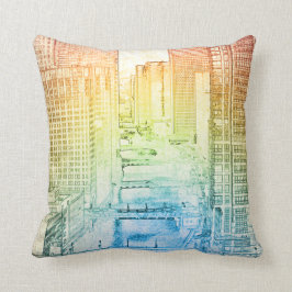 Chicagoer Throw-Kissen Kissen