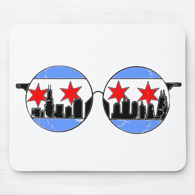 chicaGOggles Mausunterlage Mousepad (Vorne)