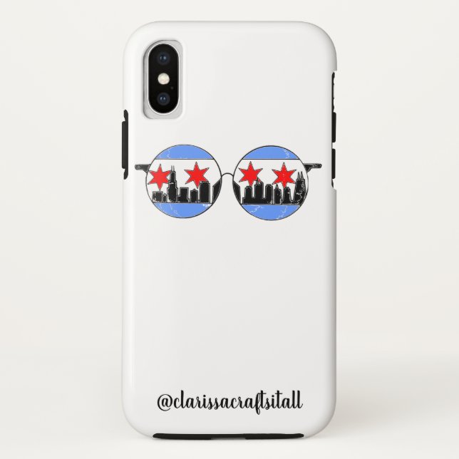 chicaGOggles Telefonkasten Case-Mate iPhone Hülle (Rückseite)