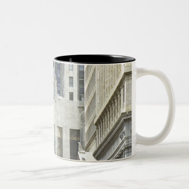 'ChicagoHandelskammer, Chicago, Illinois Zweifarbige Tasse (Rechts)
