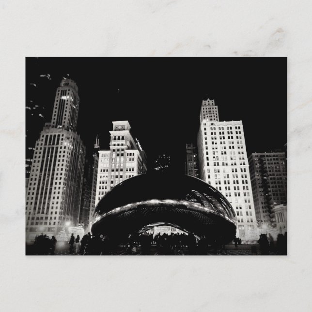 Chicagos Bean Postkarte (Vorderseite)