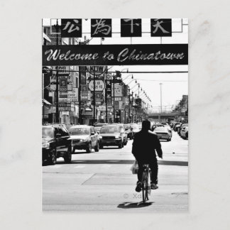Chicagos Chinatown Postkarte