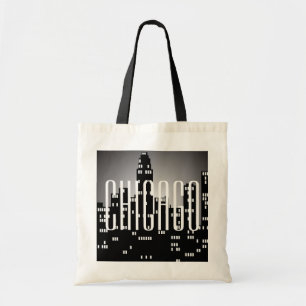 Chicagoskyline-Budget-Taschen-Tasche Tragetasche