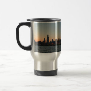 Chicagoskyline-Reise-Tasse Reisebecher