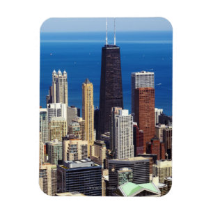 ChicagoSkyline und -Sehenswürdigkeiten Magnet