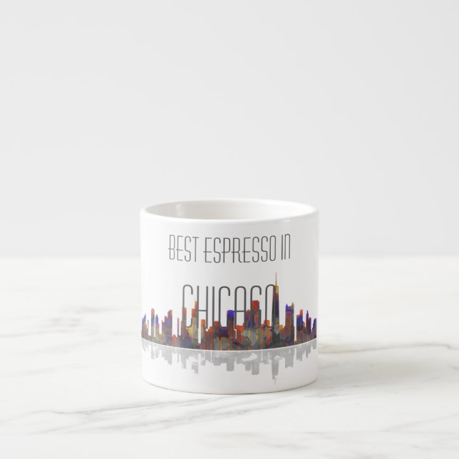 ChicagoSkylineespresso-Tasse Espressotasse (Vorderseite)