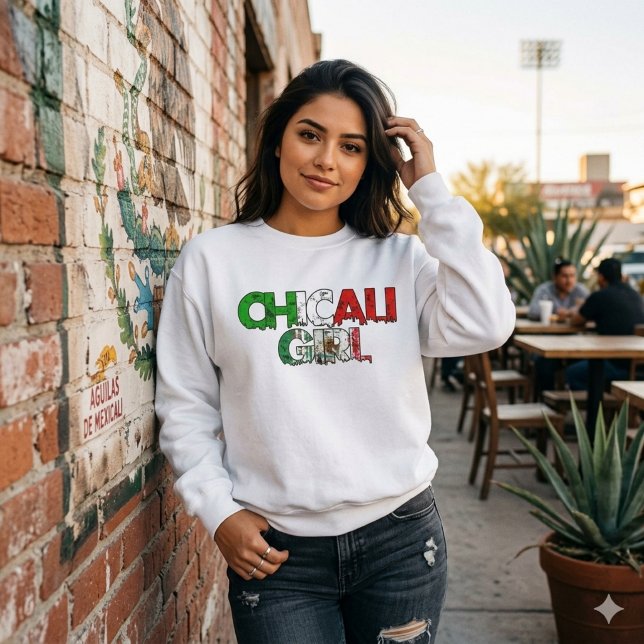 Chicali Girl Sweatshirt (Chicali Mexicali Girl sweatshirt)