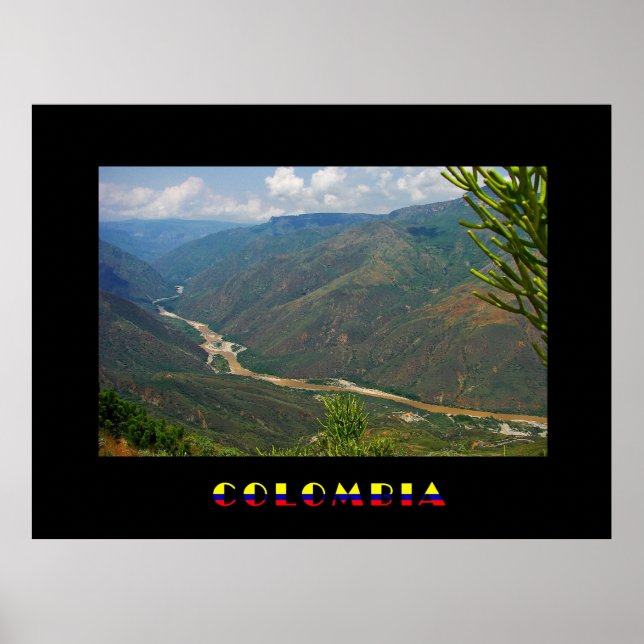 Chicamocha Colombia Poster (Vorne)