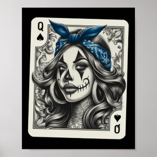 Chicana Chicano Shirt Camisa Niedlich Chicano Tatt Poster