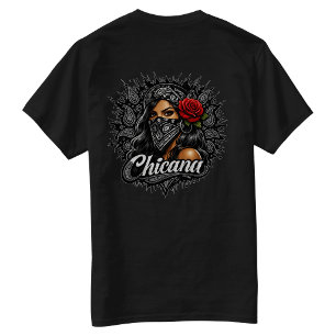 Chicana-Druck T-Shirt