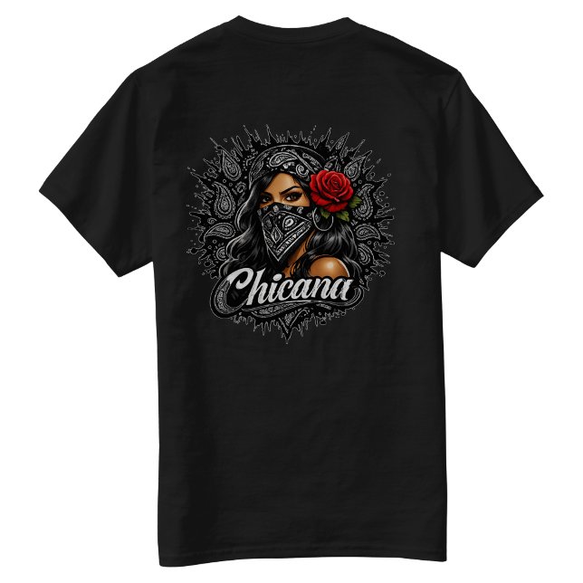 Chicana-Druck T-Shirt (Chicana Print T-Shirt
)