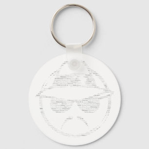 Chicana fährt Low-Text-Low-Text-Fahrer Schlüsselanhänger