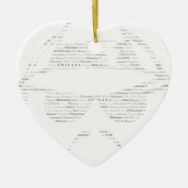 Chicana fährt Low-Text-Tiefläufer Keramikornament (Vorne)