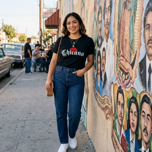 Chicana Rote Rose Shirt-Shirt T-Shirt