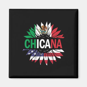Chicana-Shirt Männer Frauen Kinder Mädchen Jungen  Magnet
