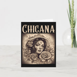 Chicana Style Tattoos Kleidung Frauen mexikanische Karte