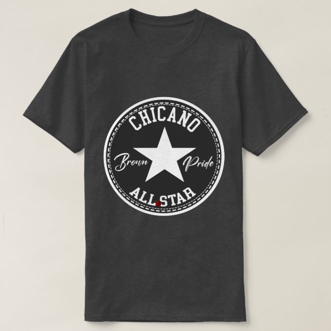 Chicano Alles-Shirt-Shirt "Brown Pride" T-Shirt (Design vorne)