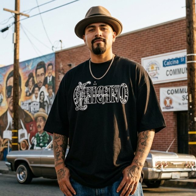 Chicano Bandana Print T - Shirt (Chicano Bandana Print T-Shirt)