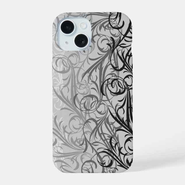 Chicano-blühendes iPhone-Case iPhone 15 Hülle (Rückseite)