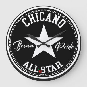 Chicano Brown Pride Wall Uhr