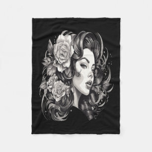 Chicano Chicana La Raza Fleecedecke