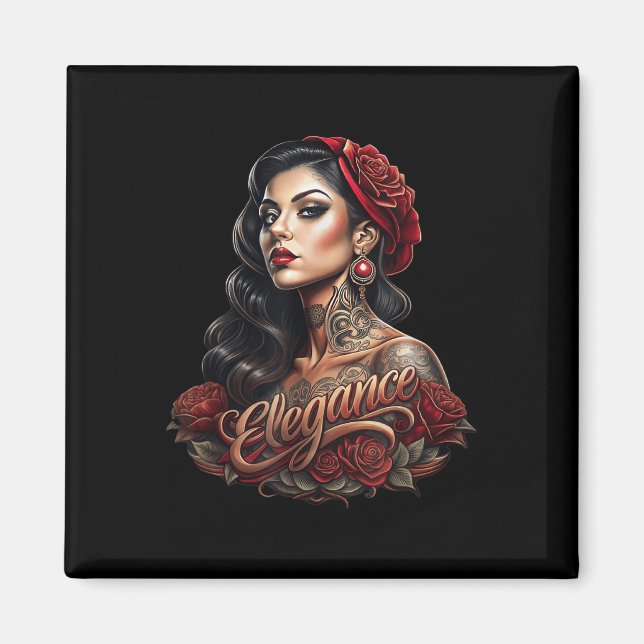 Chicano Chicana La Raza Magnet (Vorne)