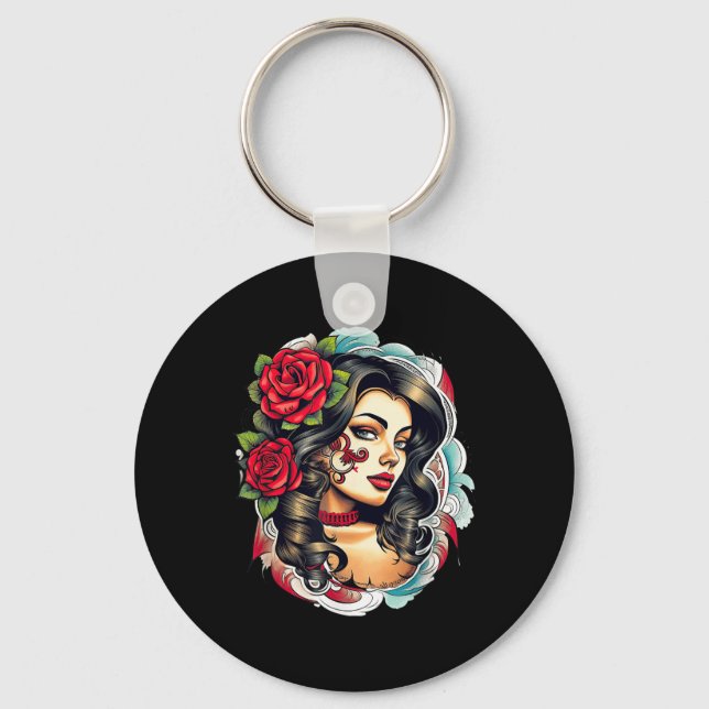 Chicano Chicana La Raza Schlüsselanhänger (Vorderseite)