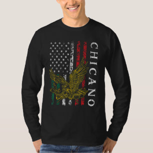 Chicano Mexico US Flag Mexikanischer Pride Latino T-Shirt