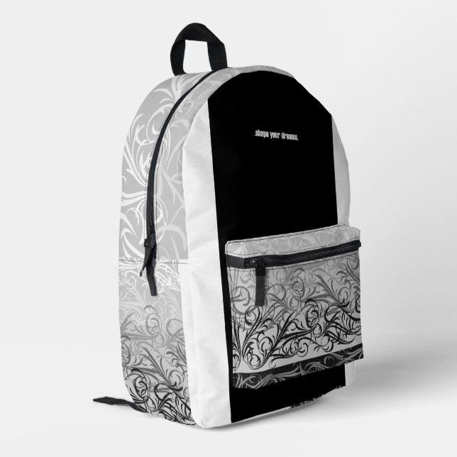 Chicano-Muster auf dem Rucksack (Rückseitige Ecke links)